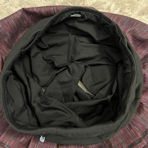 Lululemon Run Pace Setter Skirt Wee Are From Space Black March Multi Size 6 - Picture 10 of 13